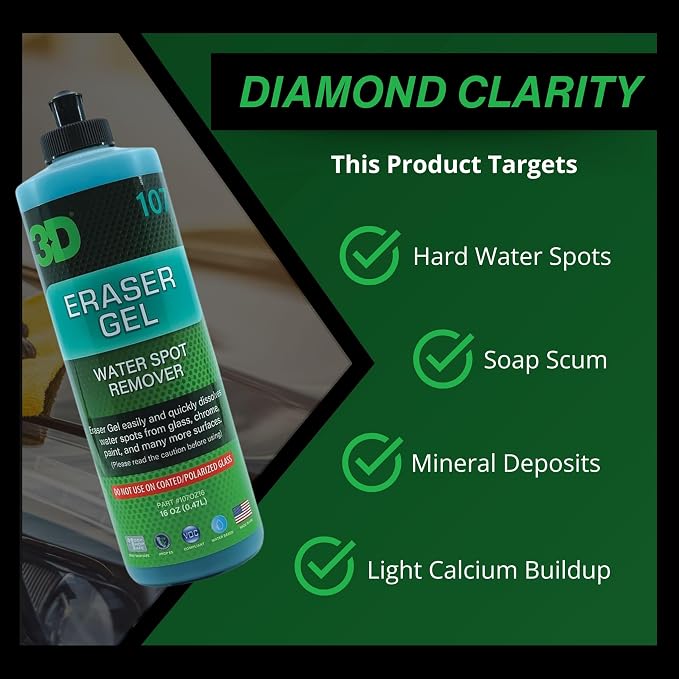 3D Eraser Gel Water Spot Remover – Acidic Gel Formula - Image 3