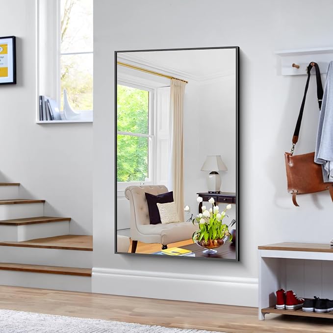 BONEWEI Bathroom Mirror, 60x36 inch Large Wall Mirror - Image 6