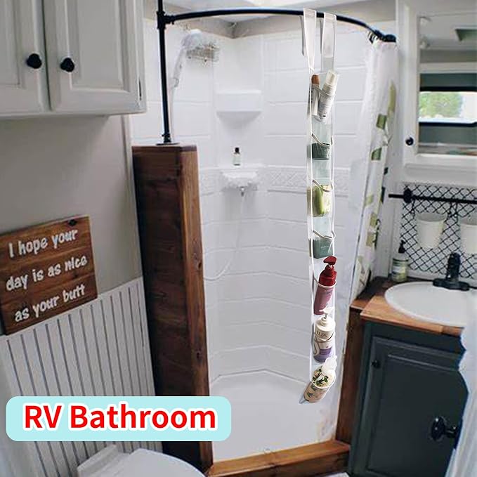 Mesh Shower Caddy Hanging, Hanging Organizer - Image 4