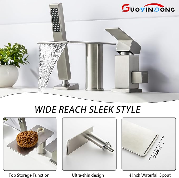 Waterfall Roman Tub Faucet - Image 4