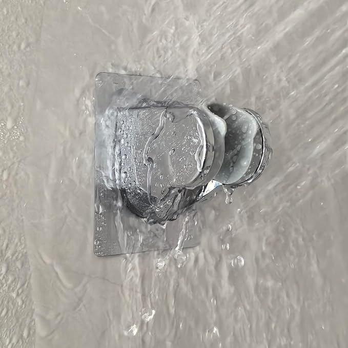Strong Adhesive and Waterproof Shower Head Holder, Adjustable Handheld Shower - Image 5