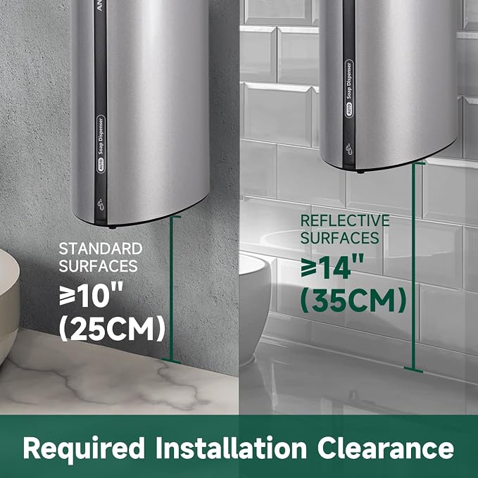 29fl.oz/850ml Commercial Automatic Liquid Soap Dispenser Wall-Mounted Large - Image 2