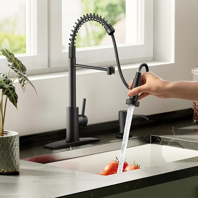 Smart Touch On Kitchen Faucet, 3 Modes Pull Down Sprayer, Sensor Activated - Image 3
