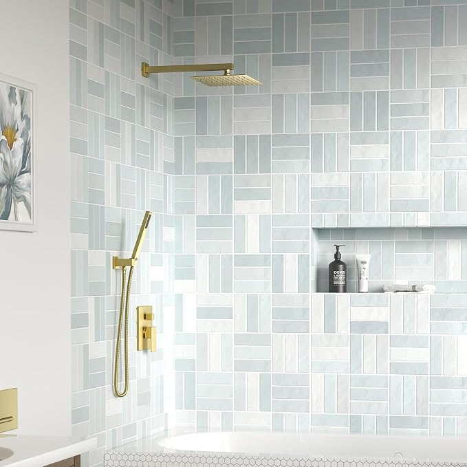 Lava Odoro Modern 2-Setting Square Shower System - Image 3