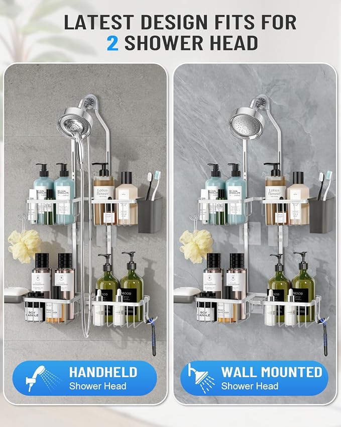 Adjustable Shower Caddy Hanging - Image 3