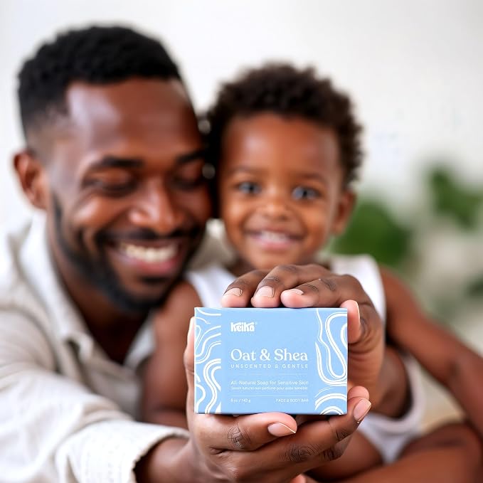 Keika Baby Soap Bar Oat & Shea Unscented - Image 6