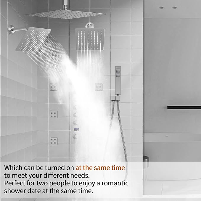 Brushed Nickel Shower System - Image 8