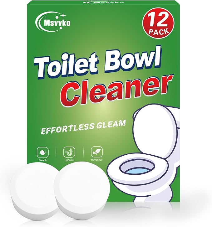 Toilet Bowl Cleaner Tablets by Msvvko