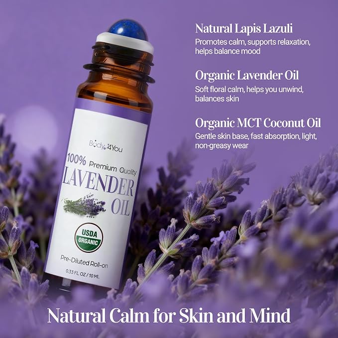BodyJ4You Lavender Essential Oil Roll On - Image 6