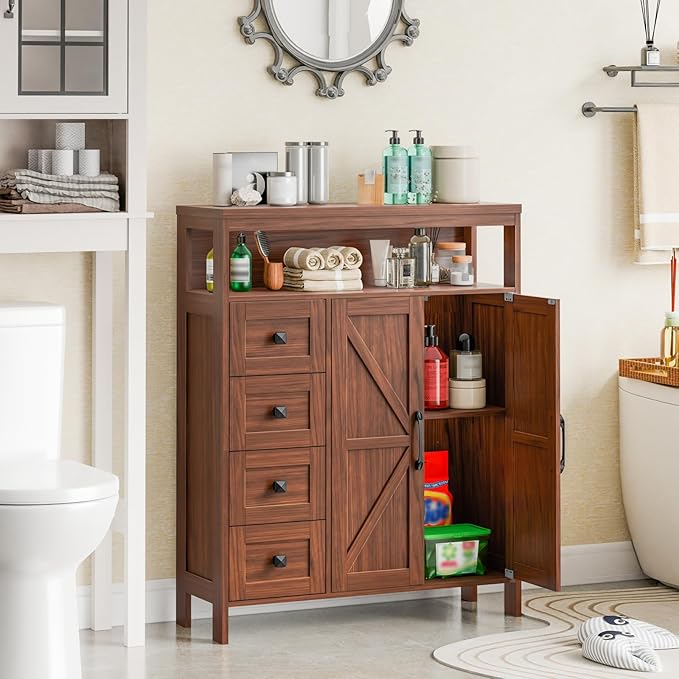 Vabches Farmhouse Storage Cabinet - Image 4