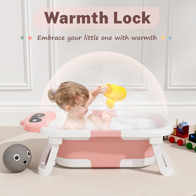 AVIDOR Baby Bathtub, Collapsible Bathtub - Image 6