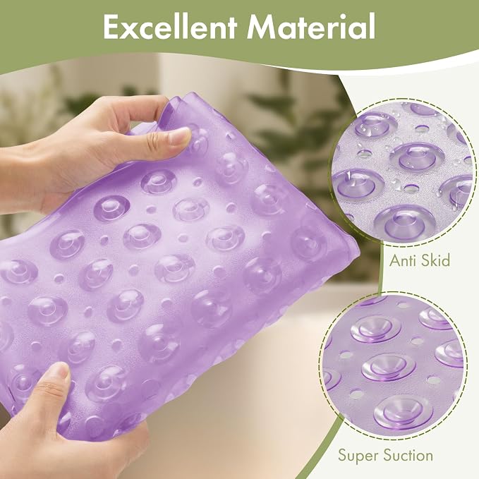 AmazerBath Shower Mat Non Slip 40 x 16 Inches, Shower Stall Mats - Image 6