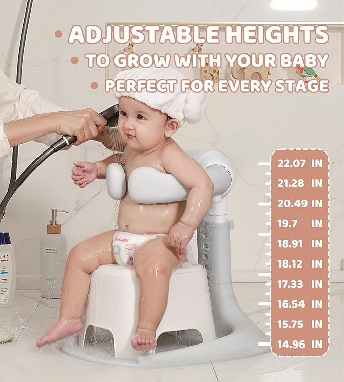 Baby Bath Stand, Foldable Standing Bathtub - Image 5