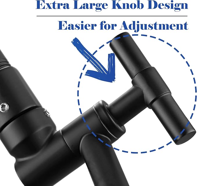 Matte Black Shower Head Extension - Image 3