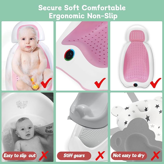 Baby Bath Support Newborn Bathtub - Image 4