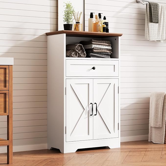 Floor Cabinet, Farmhouse Storage Cabinet by Viroformo