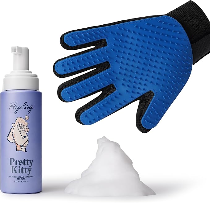 Pretty Kitty Waterless Cat Dry Shampoo by FlydogPremiumPetCare