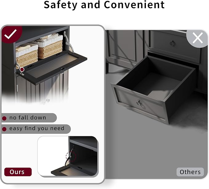 ChooChoo Freestanding Bathroom Cabinet - Image 3