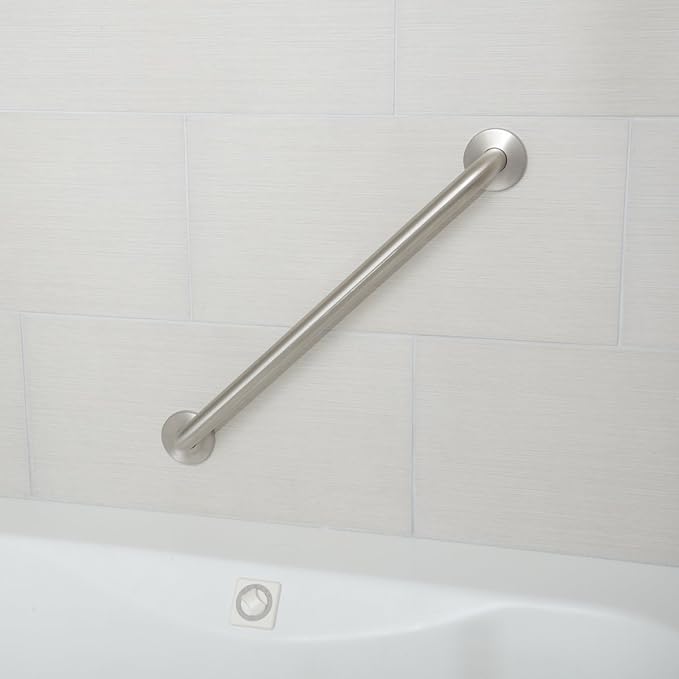 Amazon Basics Bathroom Handicap Safety Grab Bar, 42 Inch Length, 1.25 Inch - Image 5