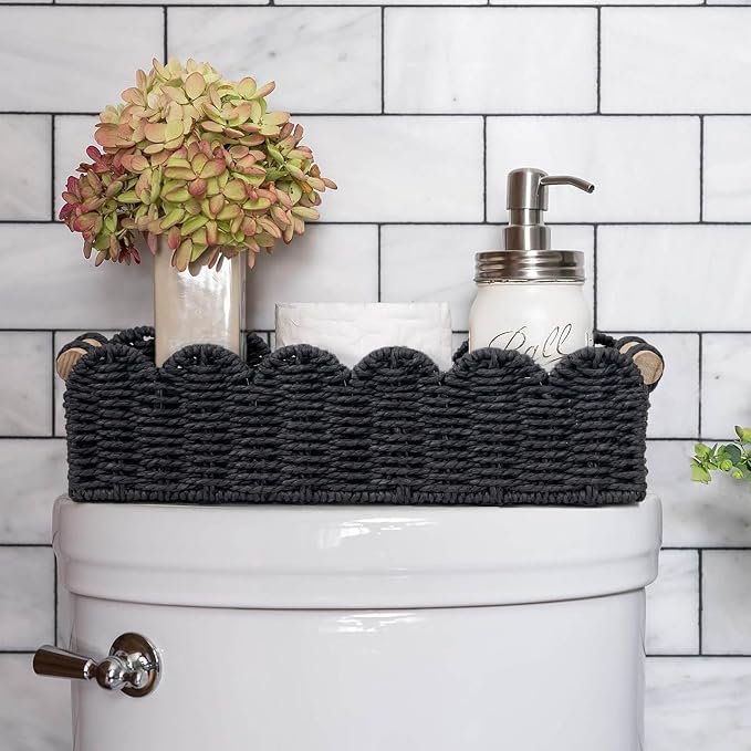 CubesLand Scalloped Edge Decor Basket - Image 2