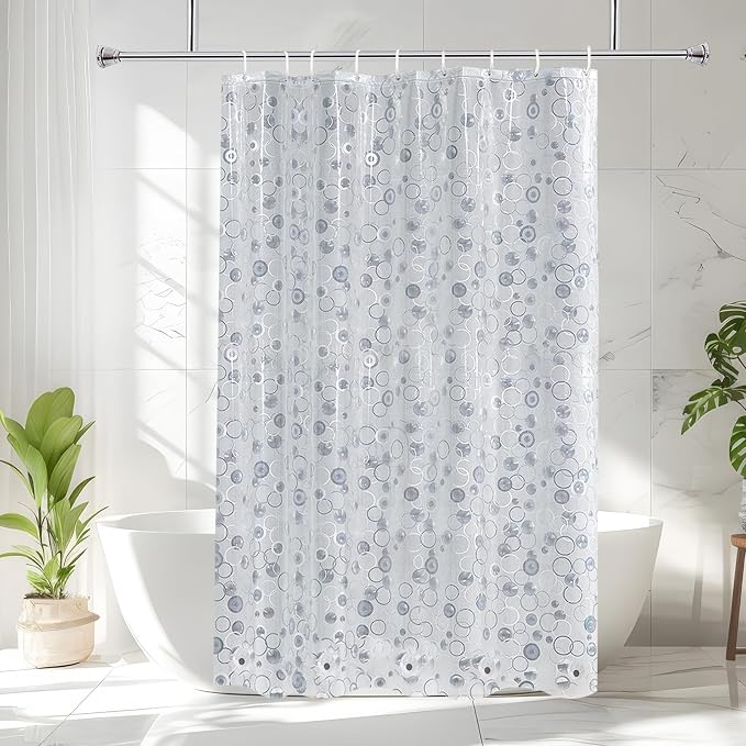 AooHome Plastic Narrow Shower Curtain Liner - Image 2