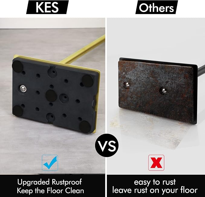 KES Gold Toilet Paper Holder Free Standing 26.2 Inch Toilet Paper Roll Holder - Image 3