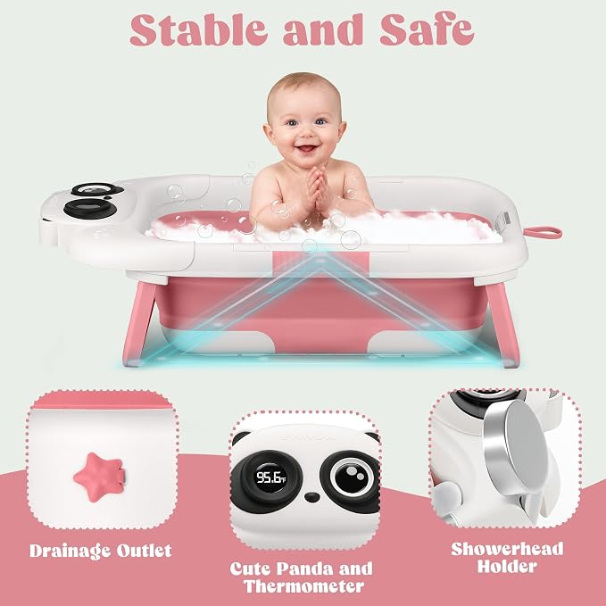 Foldable Baby Bathtub, Lightweight Bathtub - Image 5