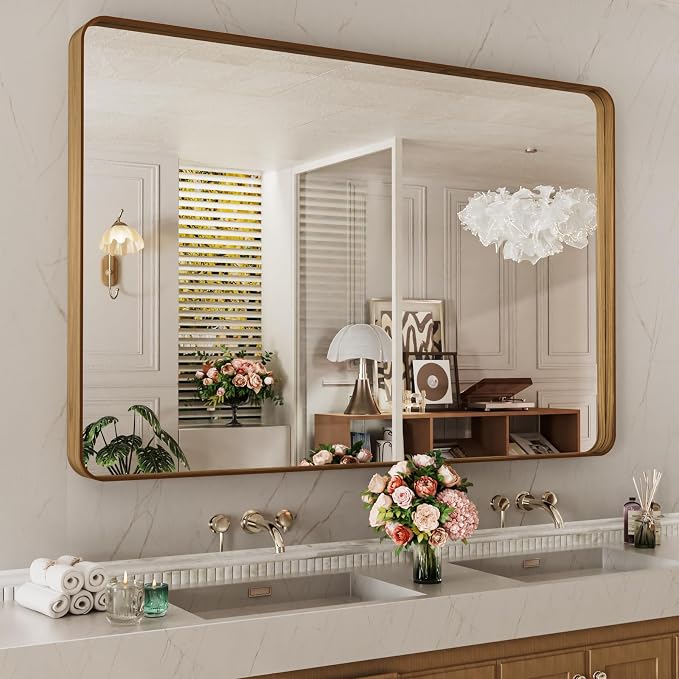 LOAAO 50X30 Inch Bathroom Mirror - Image 3