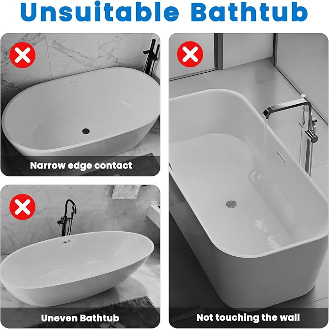Shower Splash Guard Kit, Large Size Bath tub Corner Splash Guards Keep Water in - Image 6