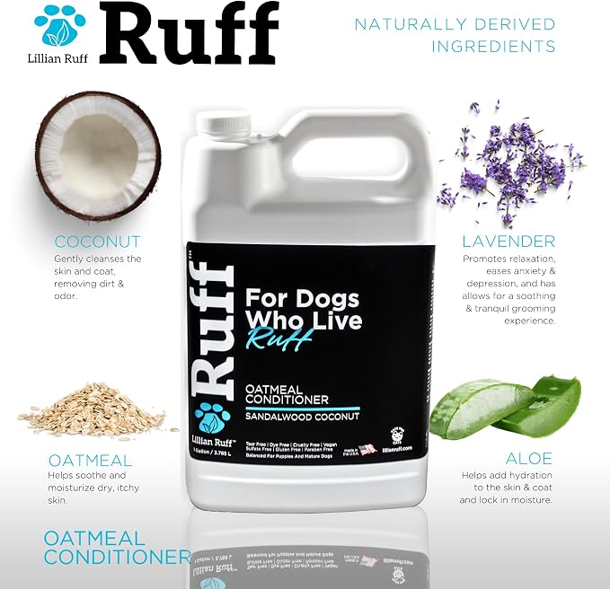 Ruff by Lillian Ruff Sandalwood Coconut Oatmeal Conditioner - Image 3