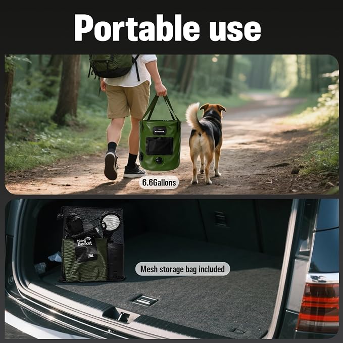 Portable Camping Shower, 6000mAh Rechargeable Shower Pump, Large Capacity - Image 7