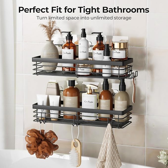 Orimade Shower Caddy with 5 Hooks - Image 9