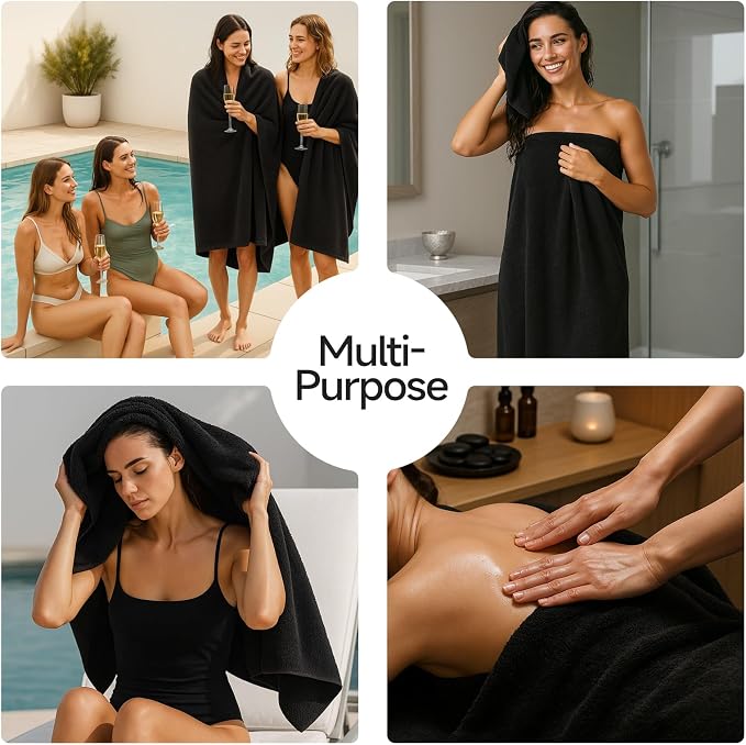 REDKISS 2 Piece Luxury Bath Towel Set - Image 6