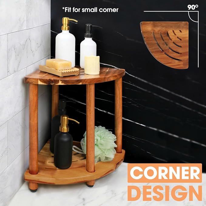 ENKEZI Shower Foot Rest 12 in - Image 4