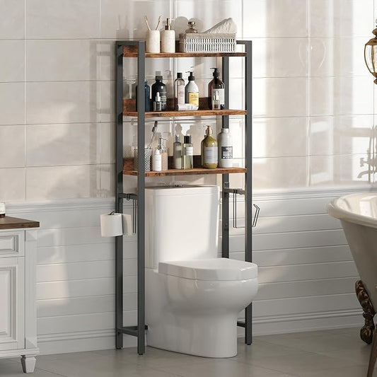 Over The Toilet Storage Rack, 3 Tier Bathroom Organizer Over Toilet, by MAHANCRIS