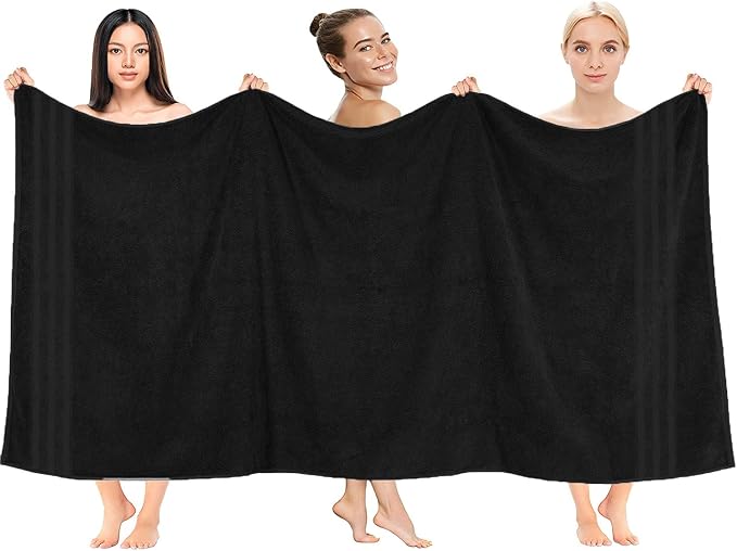 DAN RIVER 2 Pack Luxury Bath Sheets 35x70, 600 GSM, Soft & Quick Dry 100% Ring - Image 5