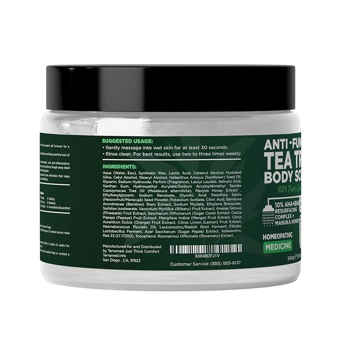 Terramed Just Think Comfort Antifungal Body Scrub - Image 7