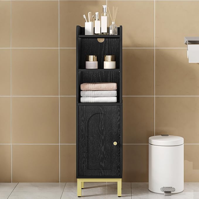 Bathroom Storage Cabinet, Small Corner Floor Cabinet - Image 3