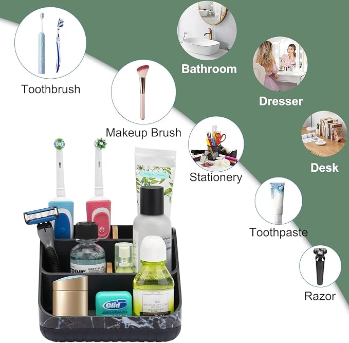 Chintu Toothbrush Holders for Bathroom Counter Organizer - Image 4