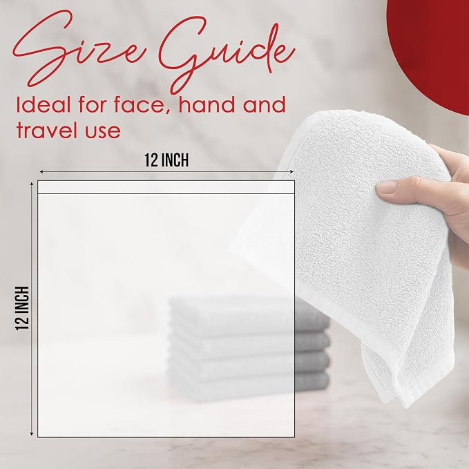 RIVERSIDE 12 Pack Washcloths - Image 2