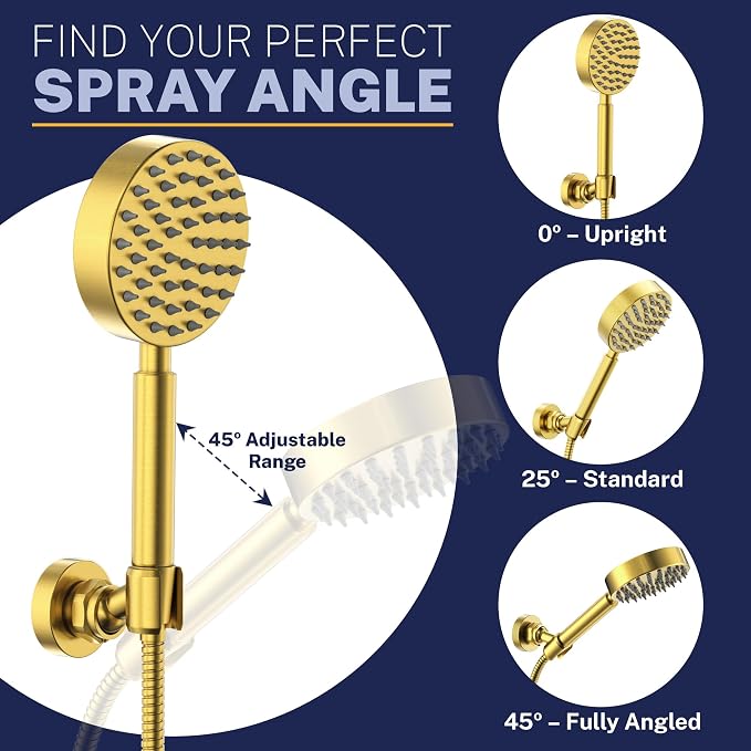 HammerHead Showers Solid Metal Handheld Showerhead Holder Wall Mount, - Image 4