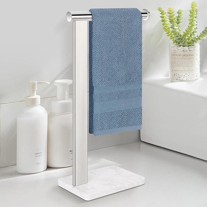 Stainless Steel L-Shaped Hand Towel Holder, SUS304 Bathroom Towel Rack - Image 9