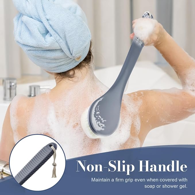 Back Scrubber for Shower, Shower Body Brush for Cleaning - Image 2