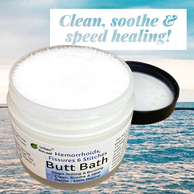 Urban ReLeaf Butt Bath ! Hemorrhoids, Fissures & Stitches. Helps itching & - Image 2