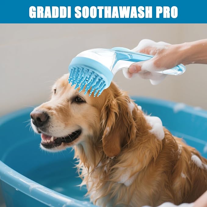 Dog Bath Brush – Cat Grooming Scrubber - Image 2