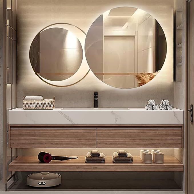 Floating Wood Bathroom Vanity by NAIROLET