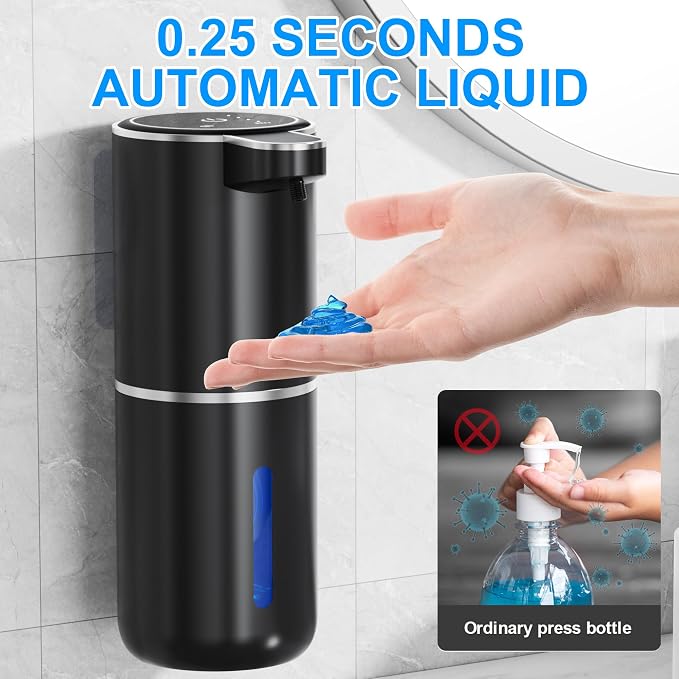 Automatic Soap Dispenser Touchless, Liquid Soap Dispenser 4-Level Adjustable - Image 5
