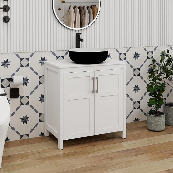 YOURLITE 30" White Bathroom Vanity - Image 2