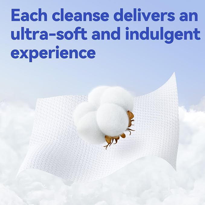 Winner Face Towels, 100% USDA Biobased Facial Towelettes XL, Disposable Face - Image 5