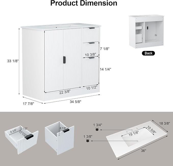 Freestanding Bathroom Vanity - Image 2